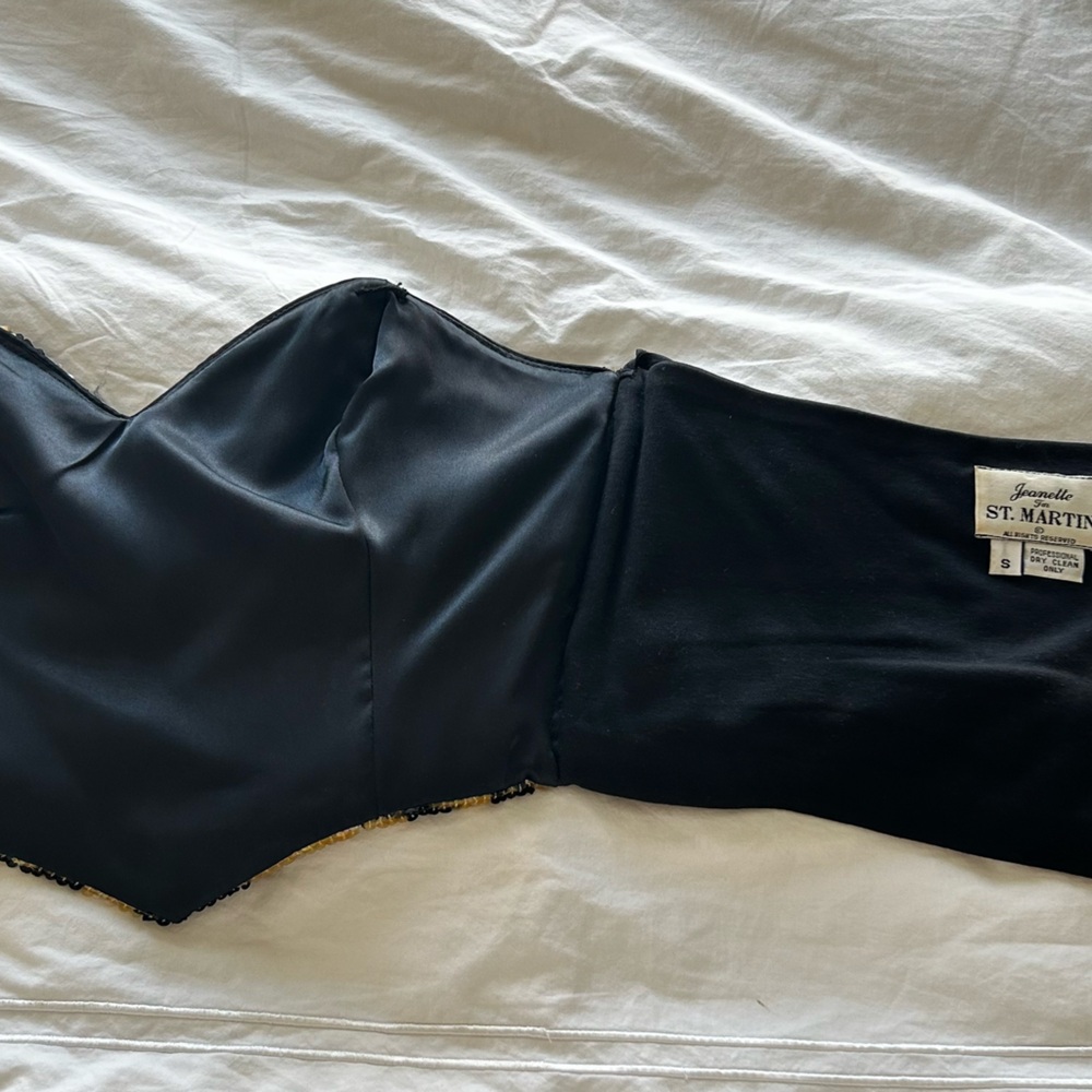 Jeanette kastenberg sequin crop bustier top - Picture 5 of 16